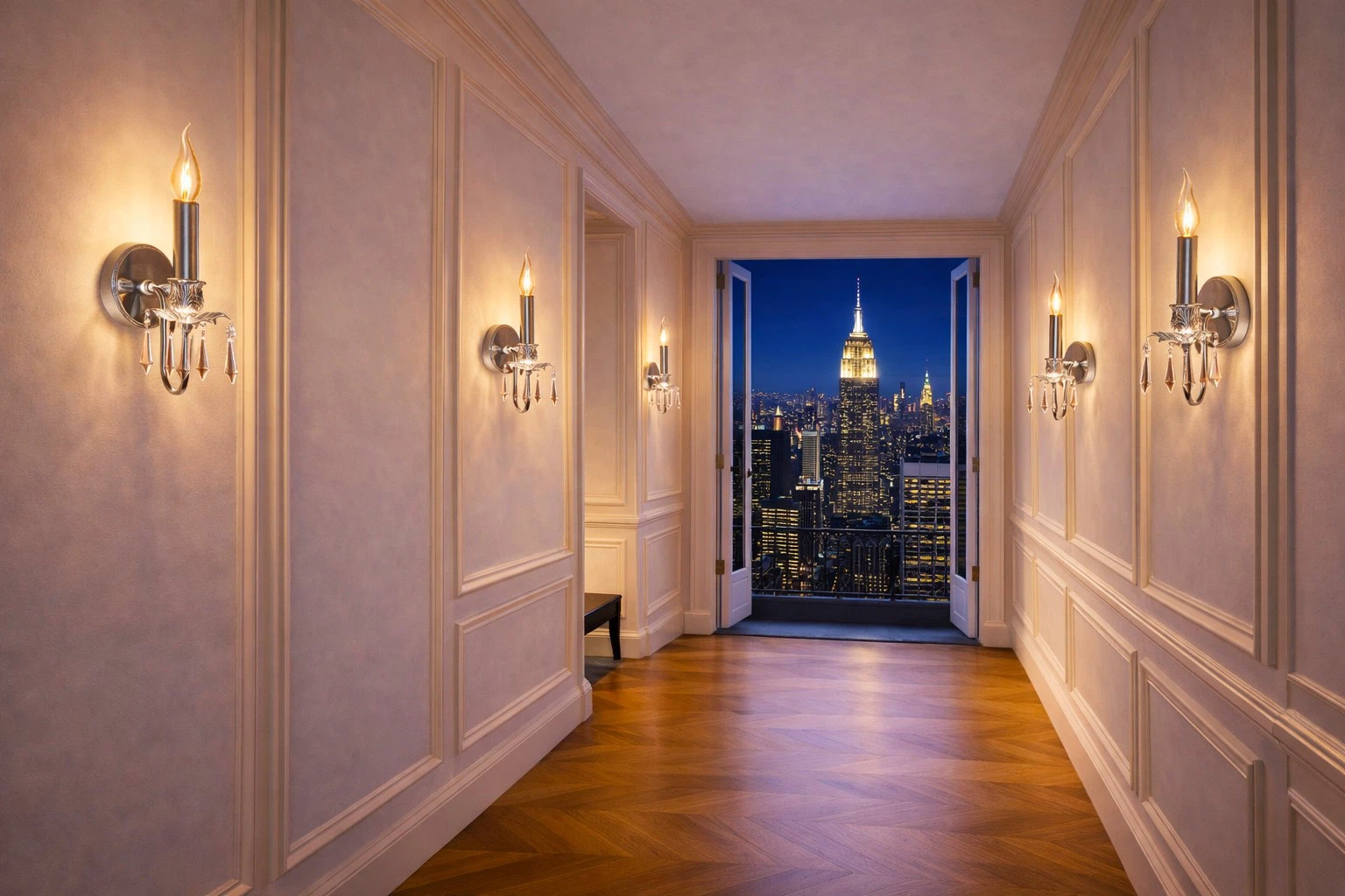 Elegant Crystal Wall Sconce Elegant Crystal Wall Sconce