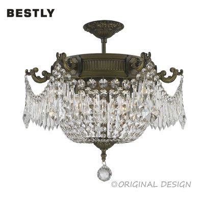 European Style Classical Crystal Ceiling Lights fyrir heimili